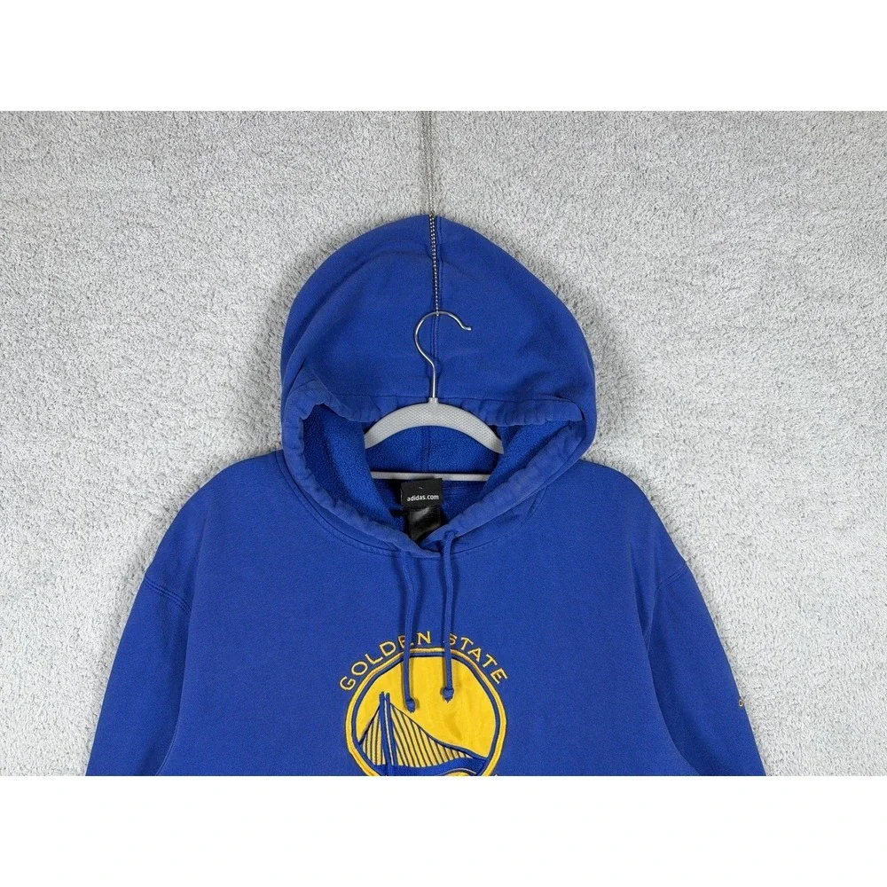 Adidas Golden State Warriors Hoodie Embroidered‎ Men's Size XL NBA Basketball